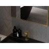 Mexen Loft kúpeľňové zrkadlo obdĺžnikové 90 x 60 cm, zlatý rám - 9852-090-060-000-50