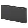Mexen CF33 Plochý doskový radiátor 500 x 700 mm, bočné pripojenie, 1331 W, antracit - W433F-050-070-66