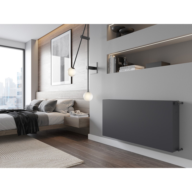 Mexen CF33 Plochý doskový radiátor 500 x 700 mm, bočné pripojenie, 1331 W, antracit - W433F-050-070-66