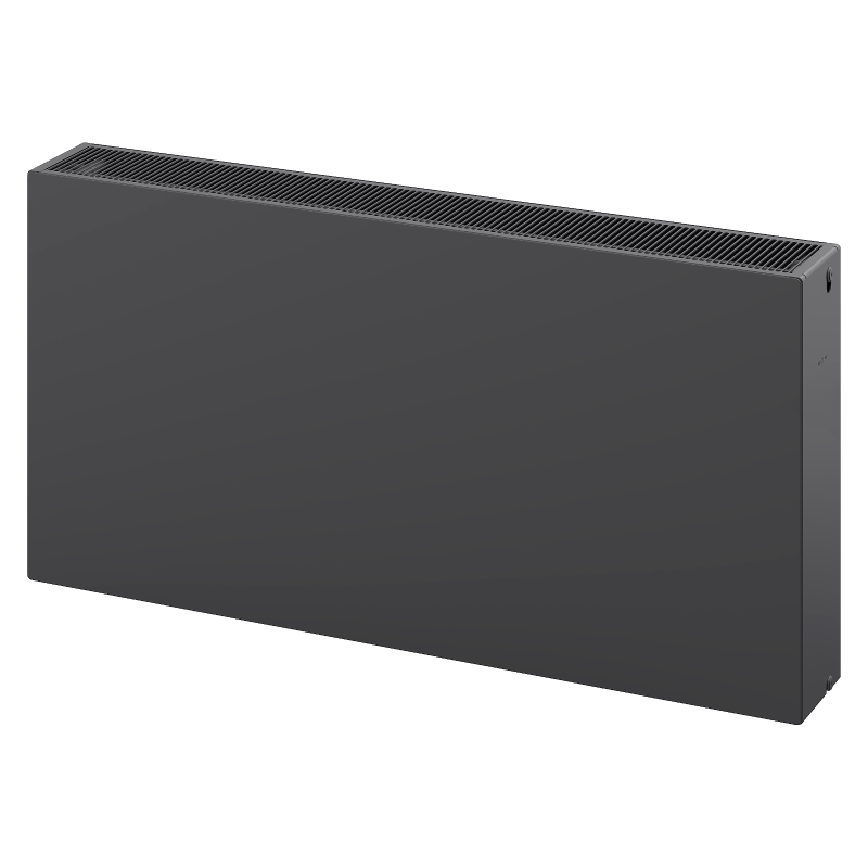Mexen Flat CF33 panelový radiátor 600 x 1400 mm, bočné pripojenie, 3081 W, antracit - W433F-060-140-66