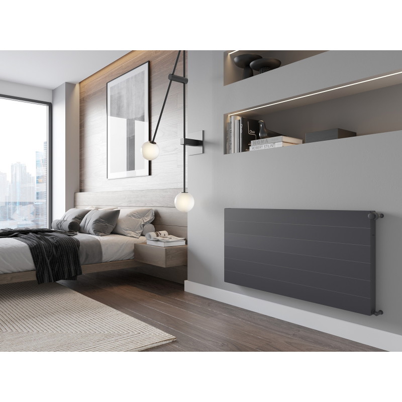 Mexen CL11 Ploché vykurovacie teleso Line 600 x 400 mm, bočné pripojenie, 313 W, antracit - W411L-060-040-66