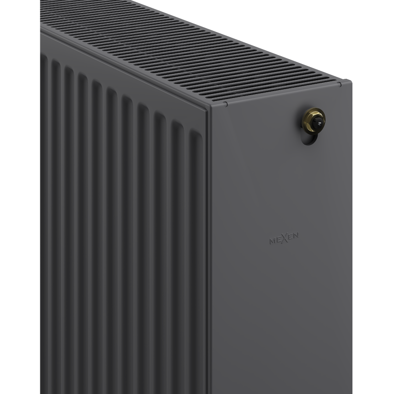 Mexen CV33 doskový radiátor 400 x 2400 mm, dolné pripojenie, 4053 W, antracit - W633-040-240-66