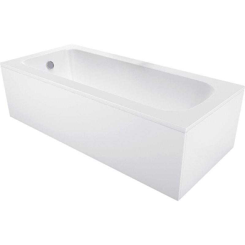 Mexen Vega Obdĺžniková vaňa 130 x 70 cm s obložením, biela - 55011307000X