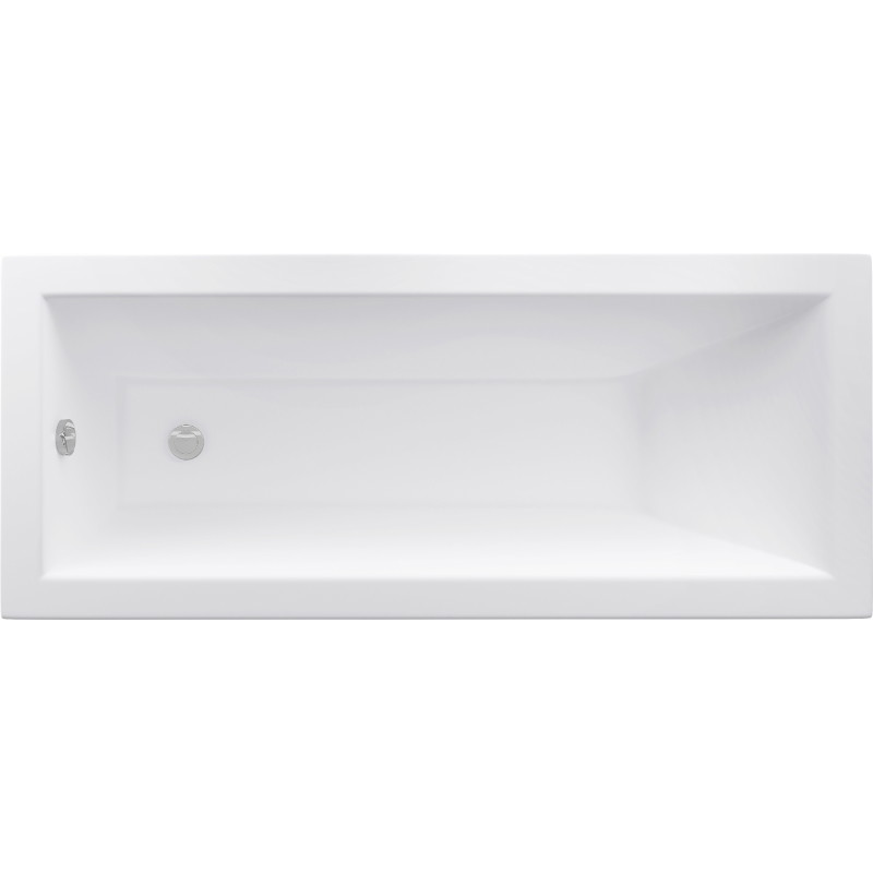 Mexen Cubik Obdĺžniková vaňa 140 x 70 cm s obkladom, biela - 55031407000X