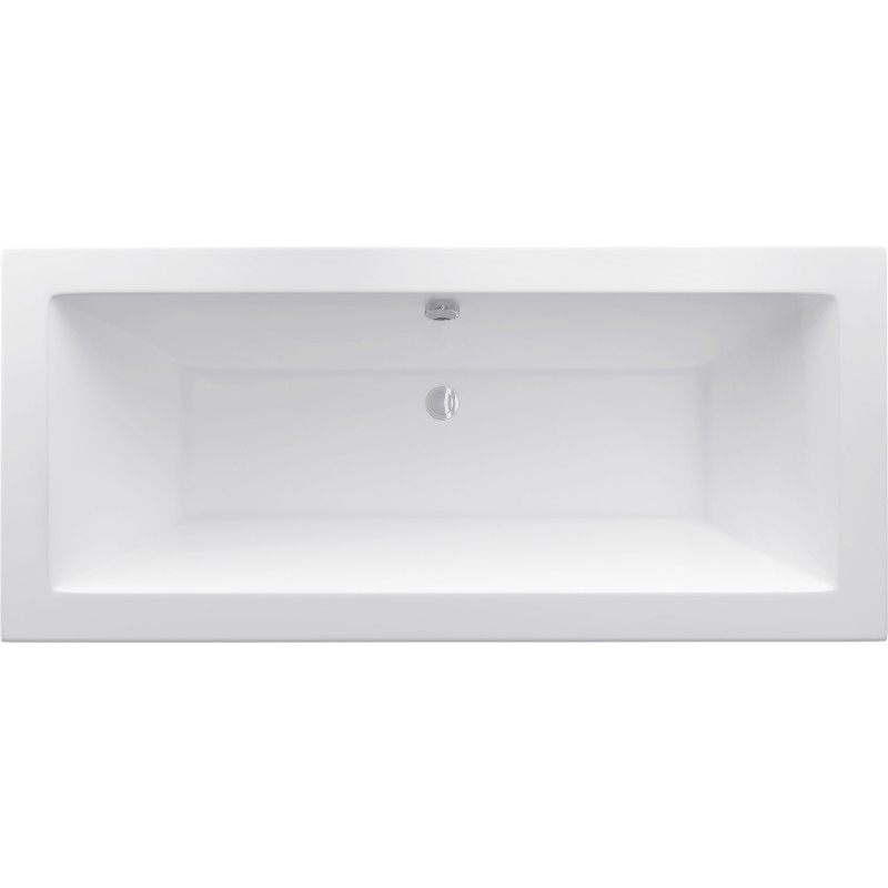 Mexen Cube Obdĺžniková vaňa 190 x 80 cm s krytom, biela - 55051908000X