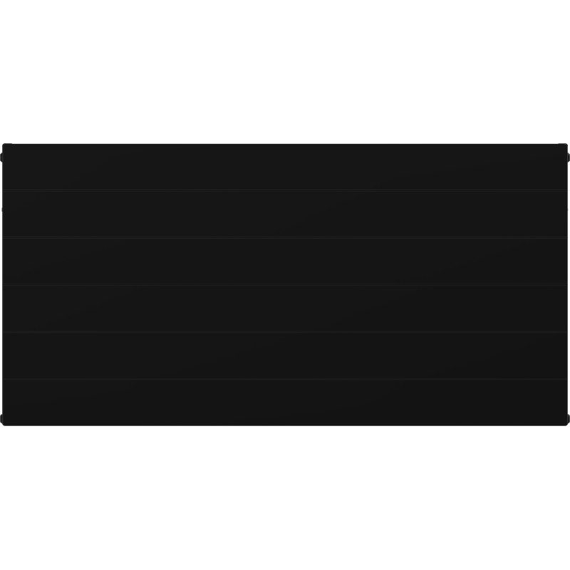 Mexen Line CL22 doskový radiátor 500 x 1600 mm, bočné pripojenie, 2183 W, čierny - W422L-050-160-70