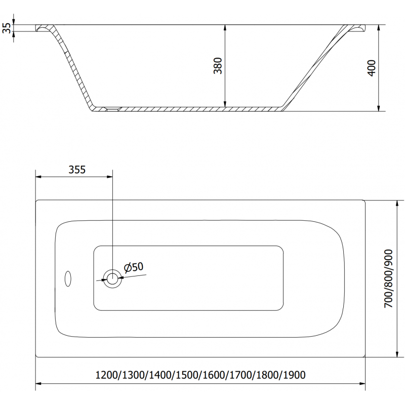 Mexen Vega obdĺžniková vaňa 180 x 80 cm s krytom a jednokrídlovou zástavou 60 cm, čierny vzor - 550118080X9506007077