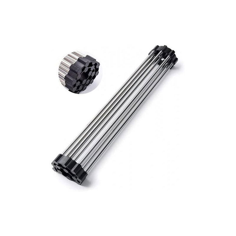 Mexen zvinovací kuchynský odkvapkávač na riad, čierny - 660949-70