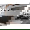 Mexen C22 radiator s doskovým vykurovaním 300 x 1400 mm, bočné pripojenie, 1306 W, čierny - W422-030-140-70