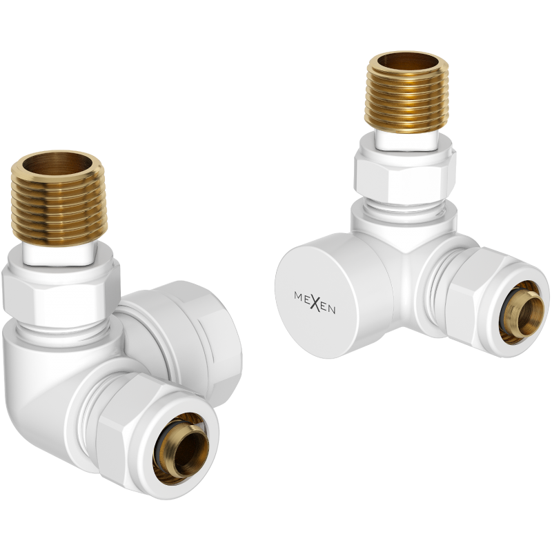Mexen Uni-Term výhrevné ventilové osi, biele - W903-000-20