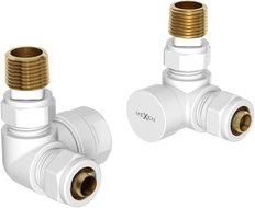 Mexen Uni-Term výhrevné ventilové osi, biele - W903-000-20