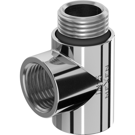 Mexen Uni-Term T-spojka k elektrickej vyhrievacej tyči, chróm - W906-000-01