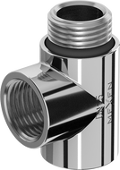 Mexen Uni-Term T-spojka k elektrickej vyhrievacej tyči, chróm - W906-000-01
