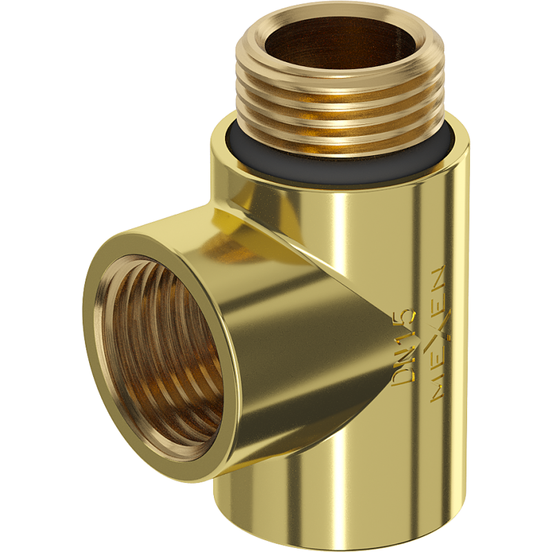 Mexen Uni-Term odbočka pre elektrickú vykurovaciu tyč, zlatá - W906-000-50
