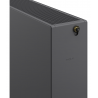 Mexen Flat CVF33 radiátor panelový 600 x 600 mm, dolné pripojenie, 1320 W, antracit - W633F-060-060-66