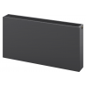 Mexen Flat CVF33 radiátor panelový 600 x 1200 mm, dolné pripojenie, 2641 W, antracit - W633F-060-120-66