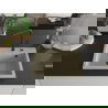 Mexen Oscar granitový drezu jednotrubkový 580 x 490 mm, béžový, čierny sifón - 6519581000-69-B