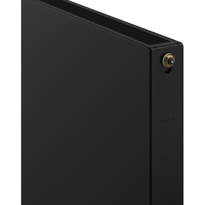 Mexen CVF21 Ploche platňový radiátor 600 x 1000 mm, spodné pripojenie, 1210 W, čierny - W621F-060-100-70