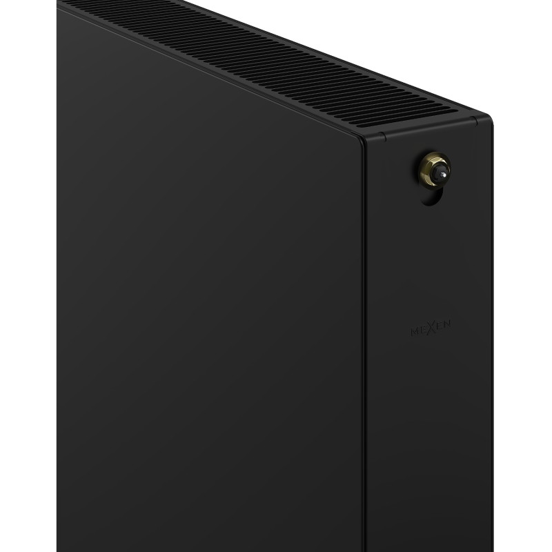 Mexen CVF22 Plochý doskový radiátor 500 x 900 mm, spodné pripojenie, 1228 W, čierny - W622F-050-090-70