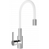 Mexen Flex kuchynská batéria, chróm/biela - 670900-02