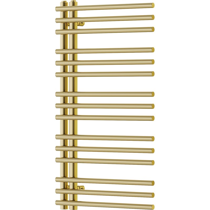 Mexen Neptun dekoračný kúpeľňový radiátor 900 x 500 mm, 291 W, zlatý - W101-0900-500-00-50