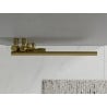 Mexen Neptún dekoratívny kúpeľňový radiátor 1200 x 500 mm, 360 W, zlatý - W101-1200-500-00-50