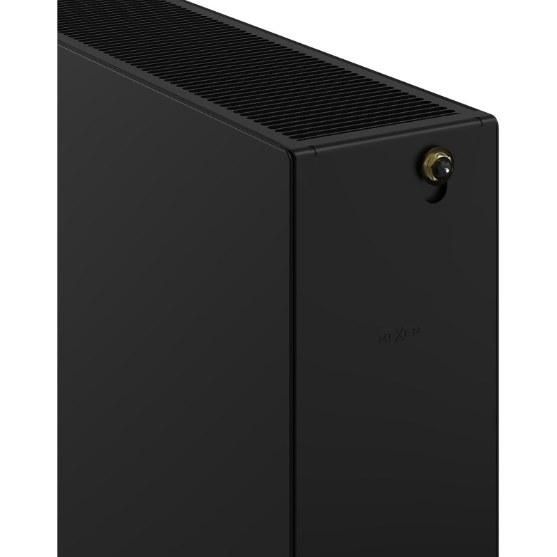 Mexen CVF33 Flat radiátor doskový 900 x 2000 mm, spodné pripojenie, 6002 W, čierny - W633F-090-200-70