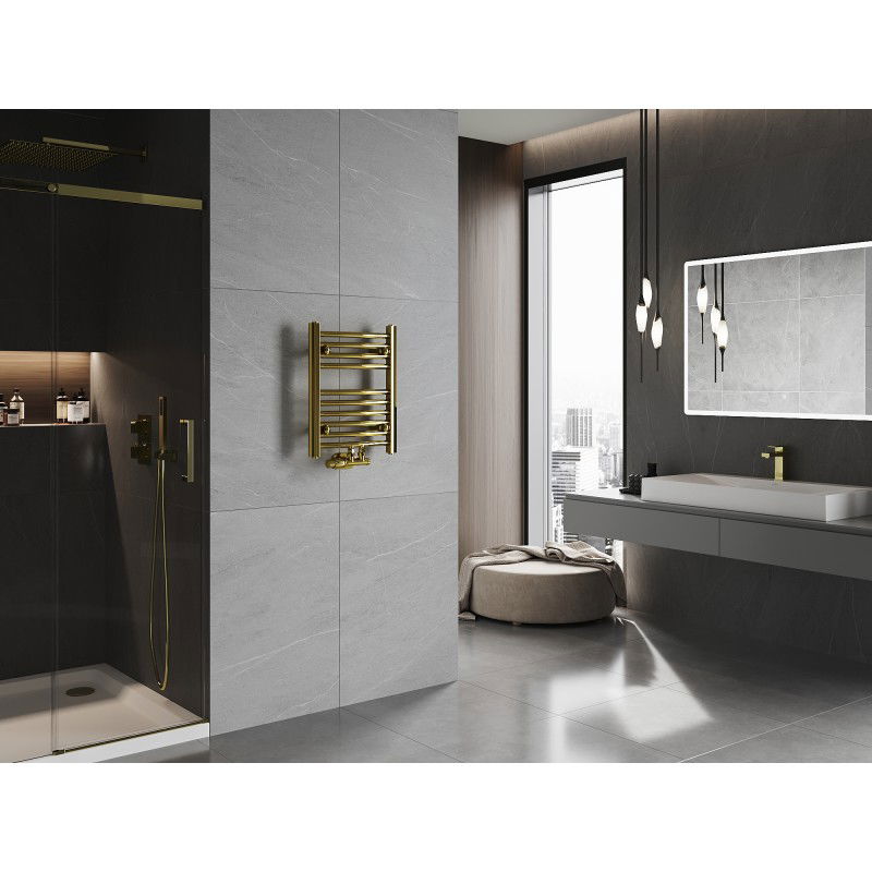 Mexen Ares kúpeľňový radiátor 500 x 400 mm, 142 W, zlatý - W102-0500-400-00-50