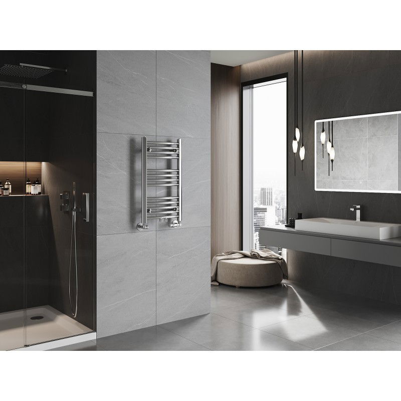 Mexen Ares kúpeľňový radiátor 700 x 400 mm, 189 W, chróm - W102-0700-400-00-01