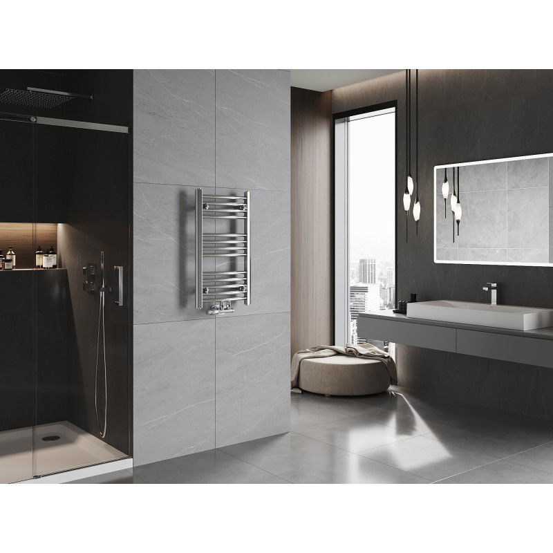 Mexen Ares kúpeľňový radiátor 700 x 400 mm, 189 W, chróm - W102-0700-400-00-01