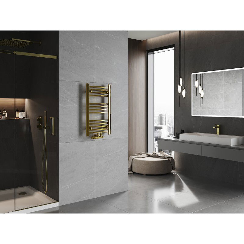 Mexen Ares kúpeľňový radiátor 700 x 400 mm, 189 W, zlatý - W102-0700-400-00-50