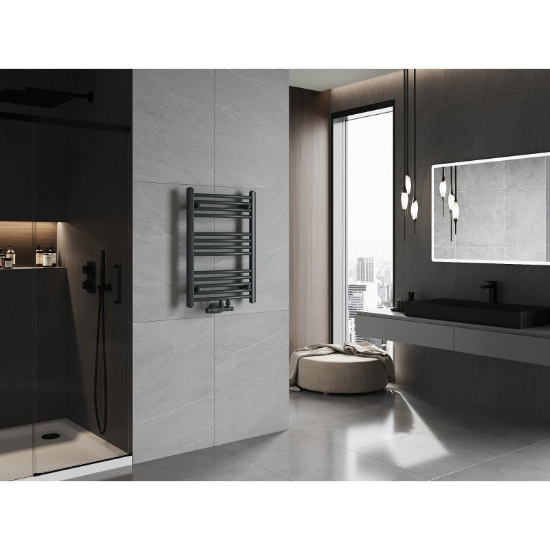 Mexen Ares kúpeľňový radiátor 700 x 500 mm, 286 W, antracit - W102-0700-500-00-66