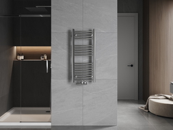 Mexen Ares kúpeľňový radiátor 900 x 400 mm, 246 W, chróm - W102-0900-400-00-01