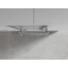 Mexen Ares kúpeľňový radiátor 900 x 400 mm, 246 W, chróm - W102-0900-400-00-01