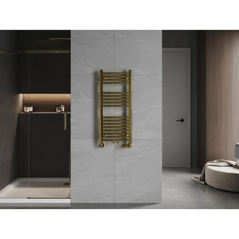 Mexen Ares kúpeľňový radiátor 900 x 400 mm, 246 W, zlatý - W102-0900-400-00-50