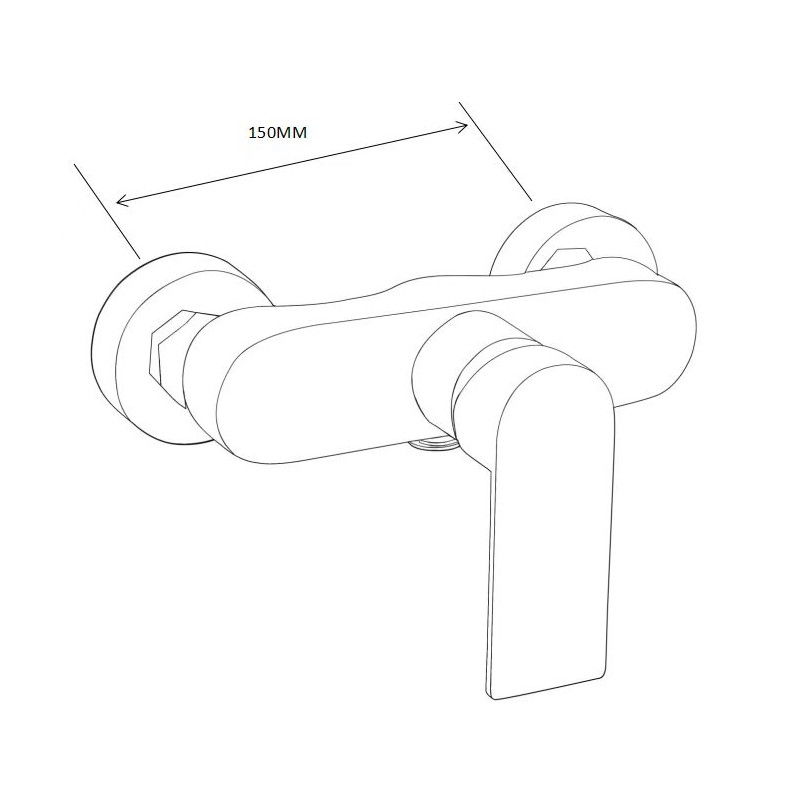 Mexen Royo sprchová batéria, chróm - 72240-00