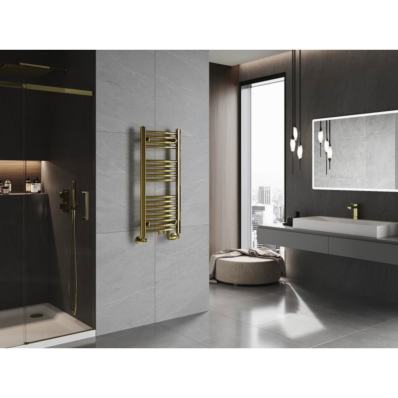 Mexen Ares kúpeľňový radiátor 900 x 400 mm, 246 W, zlatý - W102-0900-400-00-50