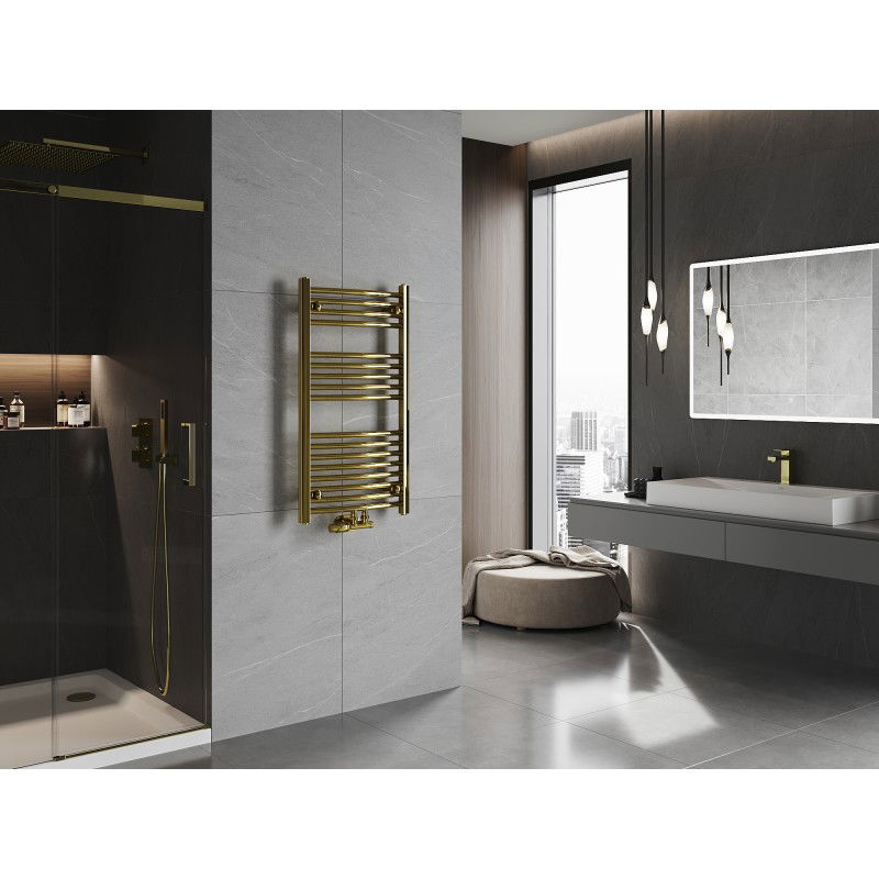 Mexen Ares kúpeľňový radiátor 900 x 500 mm, 294 W, zlatý - W102-0900-500-00-50