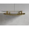 Mexen Ares kúpeľňový radiátor 900 x 500 mm, 294 W, zlatý - W102-0900-500-00-50