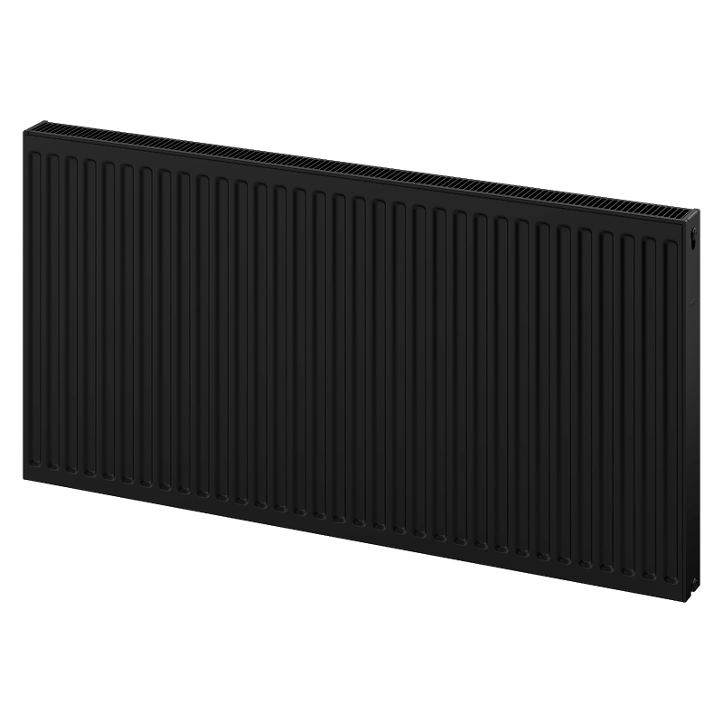 Mexen C21 panelový radiátor 400 x 2000 mm, boční připojení, 1853 W, černý - W421-040-200-70