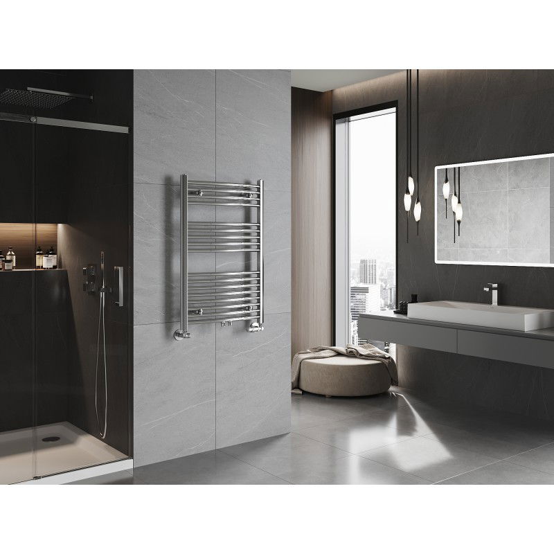 Mexen Ares kúpeľňový radiátor 900 x 600 mm, 342 W, chróm - W102-0900-600-00-01