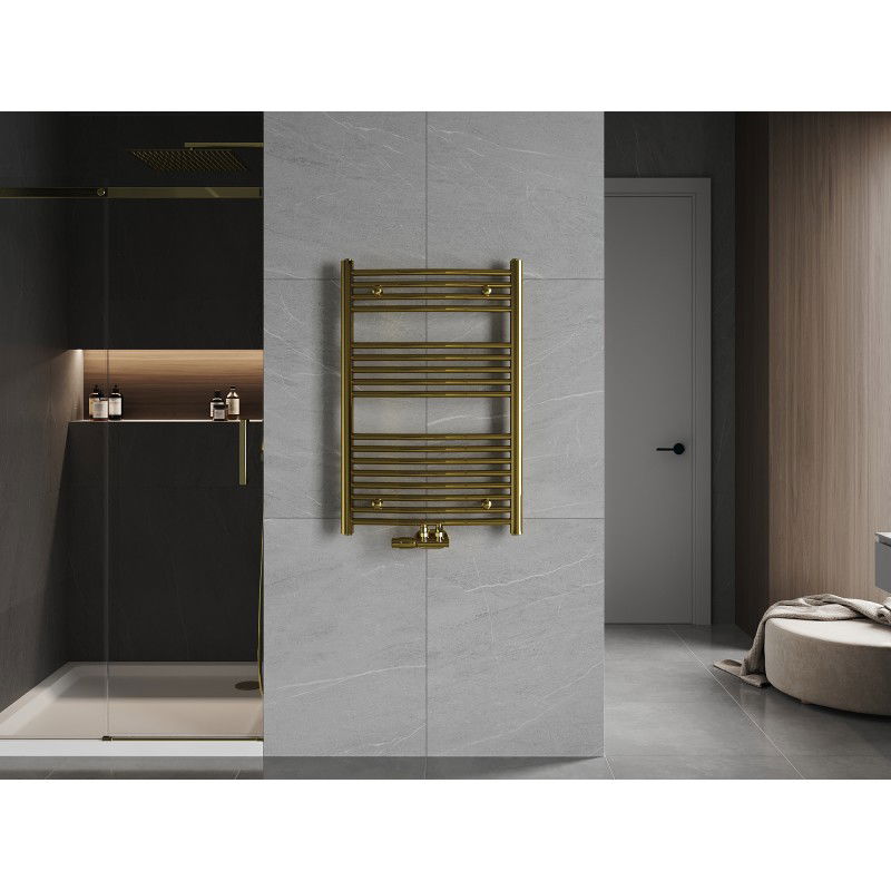 Mexen Ares kúpeľňový radiátor 900 x 600 mm, 342 W, zlatý - W102-0900-600-00-50