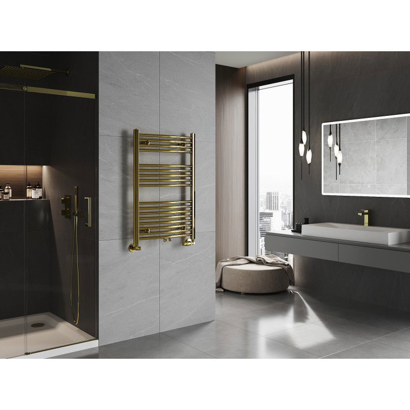 Mexen Ares kúpeľňový radiátor 900 x 600 mm, 342 W, zlatý - W102-0900-600-00-50