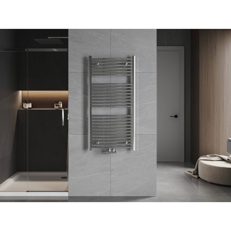 Mexen Ares kúpeľňový radiátor 1200 x 600 mm, 490 W, chróm - W102-1200-600-00-01