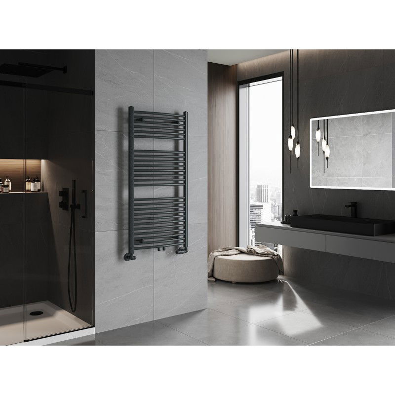 Mexen Ares kúpeľňový radiátor 1200 x 600 mm, 620 W, antracitový - W102-1200-600-00-66