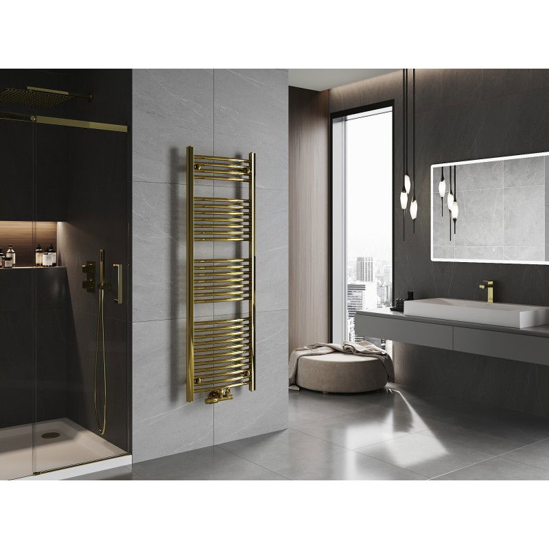 Mexen Ares kúpeľňový radiátor 1500 x 500 mm, 498 W, zlatý - W102-1500-500-00-50