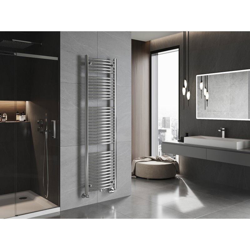 Mexen Ares kúpeľňový radiátor 1800 x 500 mm, 647 W, chróm - W102-1800-500-00-01