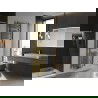 Mexen Ares kúpeľňový radiátor 1800 x 500 mm, 647 W, zlatý - W102-1800-500-00-50