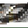 Mexen Ares kúpeľňový radiátor 1800 x 600 mm, 757 W, zlatý - W102-1800-600-00-50