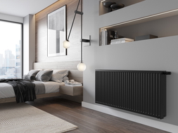 Mexen C33 panelový radiátor 900 x 2200 mm, bočné pripojenie, 7001 W, čierny - W433-090-220-70